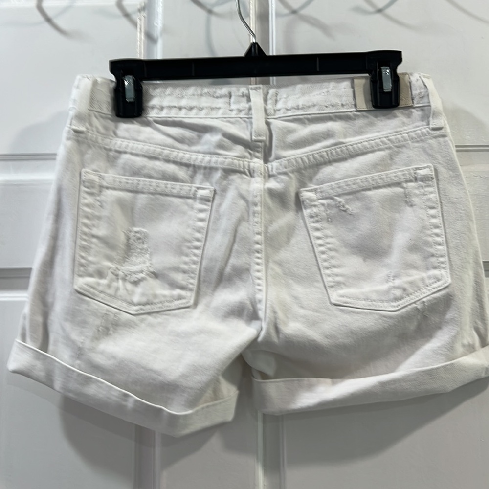 Rails Size 25 White Logan Distressed Shorts Excel… - image 7